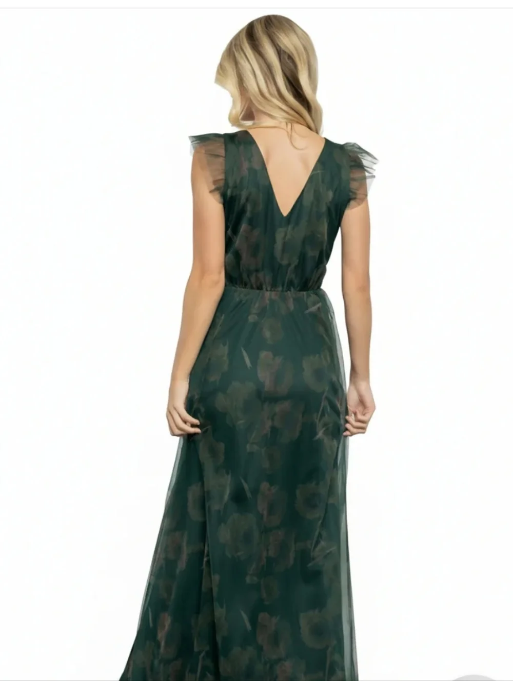 Baltic Born Adelyn Maxi with Sheer Cap Sleeves Size Small - Picture 6 of 15